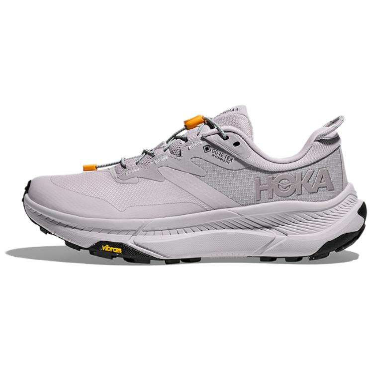 HOKA One One Transport Gtx Comfortable Versatile Durable Waterproof Breathable Low-Top Hiking Shoes Women Hiking Shoes Smoke-Gray 1133958F-ASHG