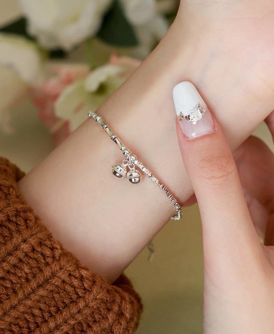 

Браслет-дзвіночок із бамбука - Жіночий браслет-бангл високого дизайну в етнічному стилі