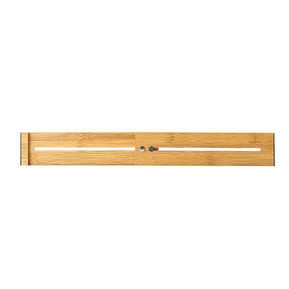 Secure Fit Retractable Drawer Dividers Bamboo Cabinet Storage Partition Divider  Bedroom Dresser