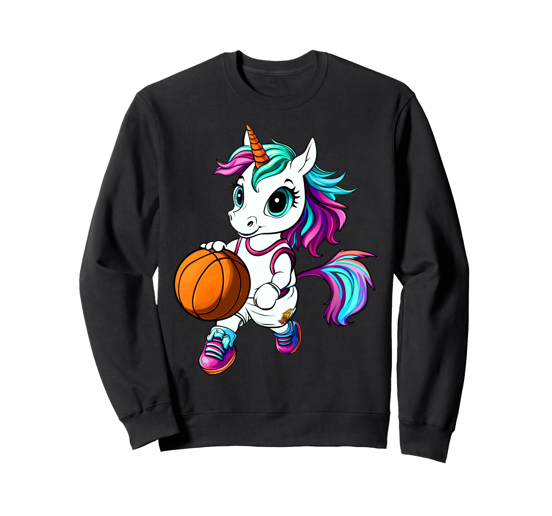 Единорог Баскетбол Баскетбол Толстовка Единорог / чёрный