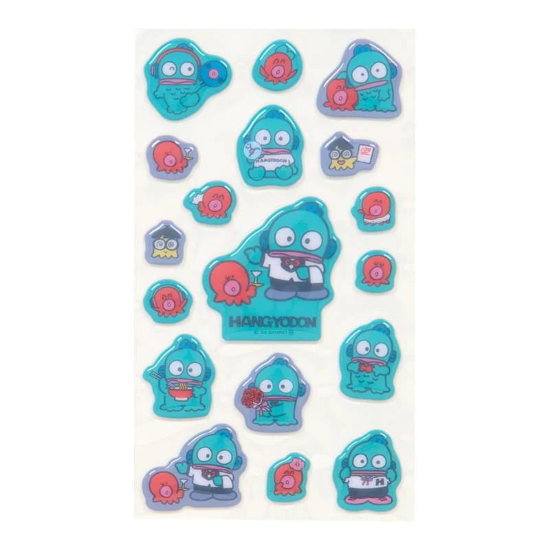 Sanrio Hangyodon Puffy Sticker ( Retro ) Japan NEU