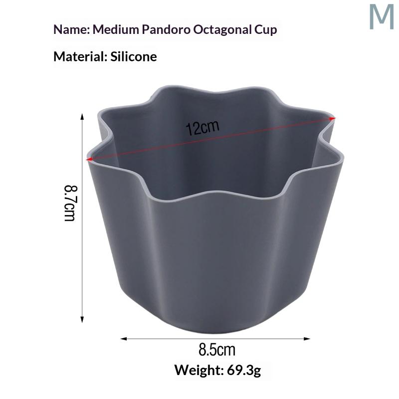 Stampo Ottagonale in Silicone per Alimenti Antiaderente Strumenti da Forno per Mousse, Budino, Pasticceria e Preparazione di Dolci