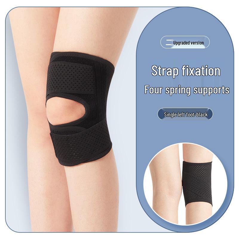 Adjustable Japanese Knee Pads for Cross-Border Sports: Meniscus Support, Patellar Strap, Ideal for Running and Basketball.