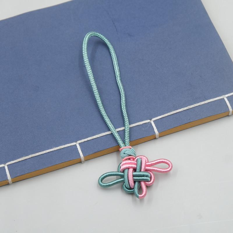 Nod Chinezesc Ciucuri Bicolori Cercei Bicolori cu Nod Chinezesc Pandantiv Agățătoare Auto Accesorii Cercei Accesorii Cheongsam Antic Hanfu