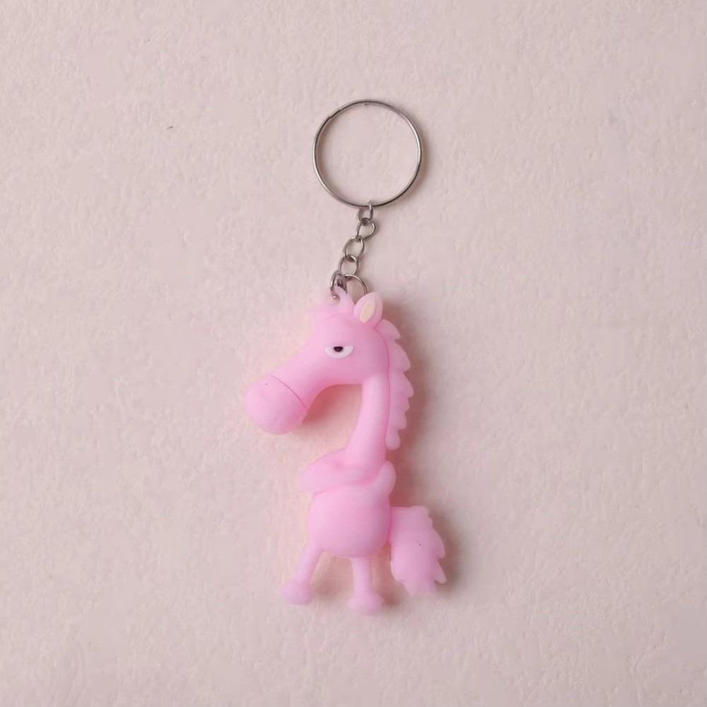 2026 Horse Mascot Keychain Accessories Cartoon Car Key Chains  Christmas Gifts