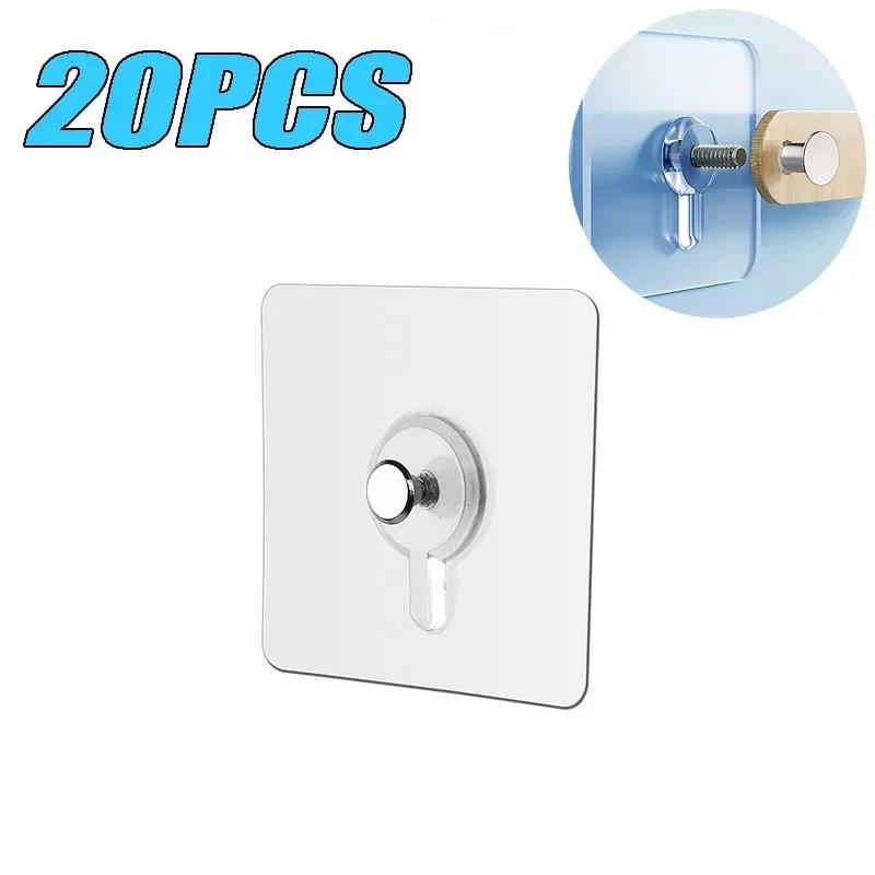 Strong Adhesive Wall Hook Without Piercing Picture Hanger Self-adhesive Wall Hangers Without Holes for Frame Poster Photo Clock