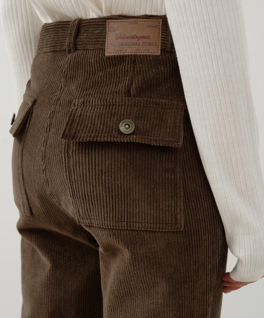 Wednesday Oasis For Woman Habit Corduroy Bootcut Pants_Brown(W25-Pt38)