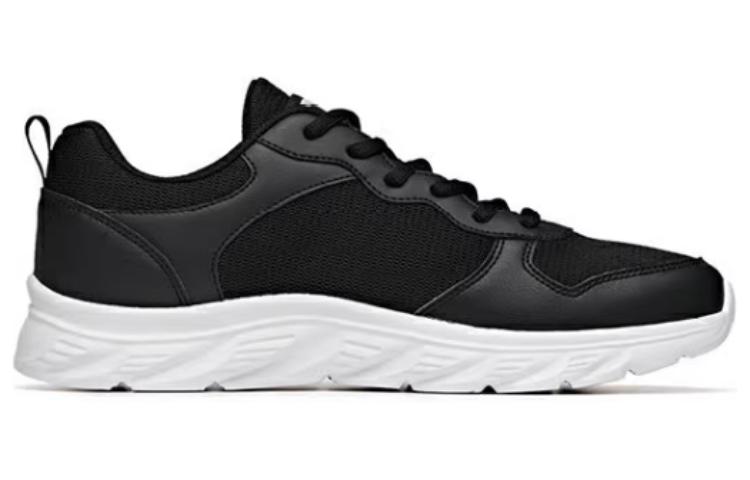 Men's Sneakers Anta Slip Resistant Low Top Running Shoes Men's Black White