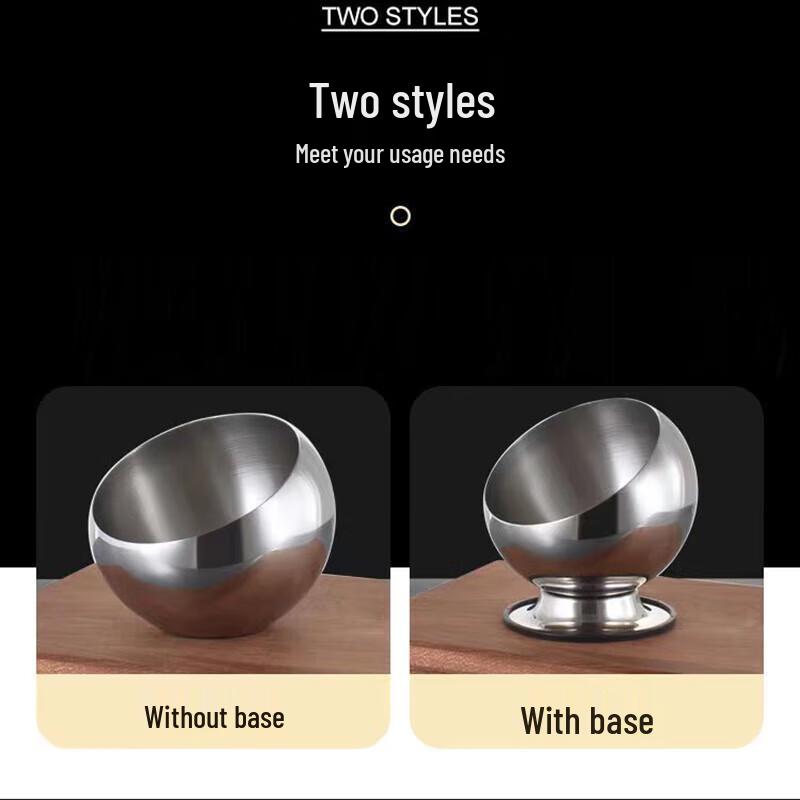 304 Stainless Steel Slanted Serving Bowl