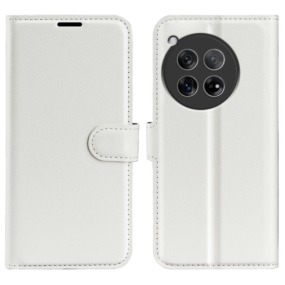 Für OnePlus 12 5G Handyhülle Flip Wallet Stoßfestes PU-Leder Ständerabdeckung
