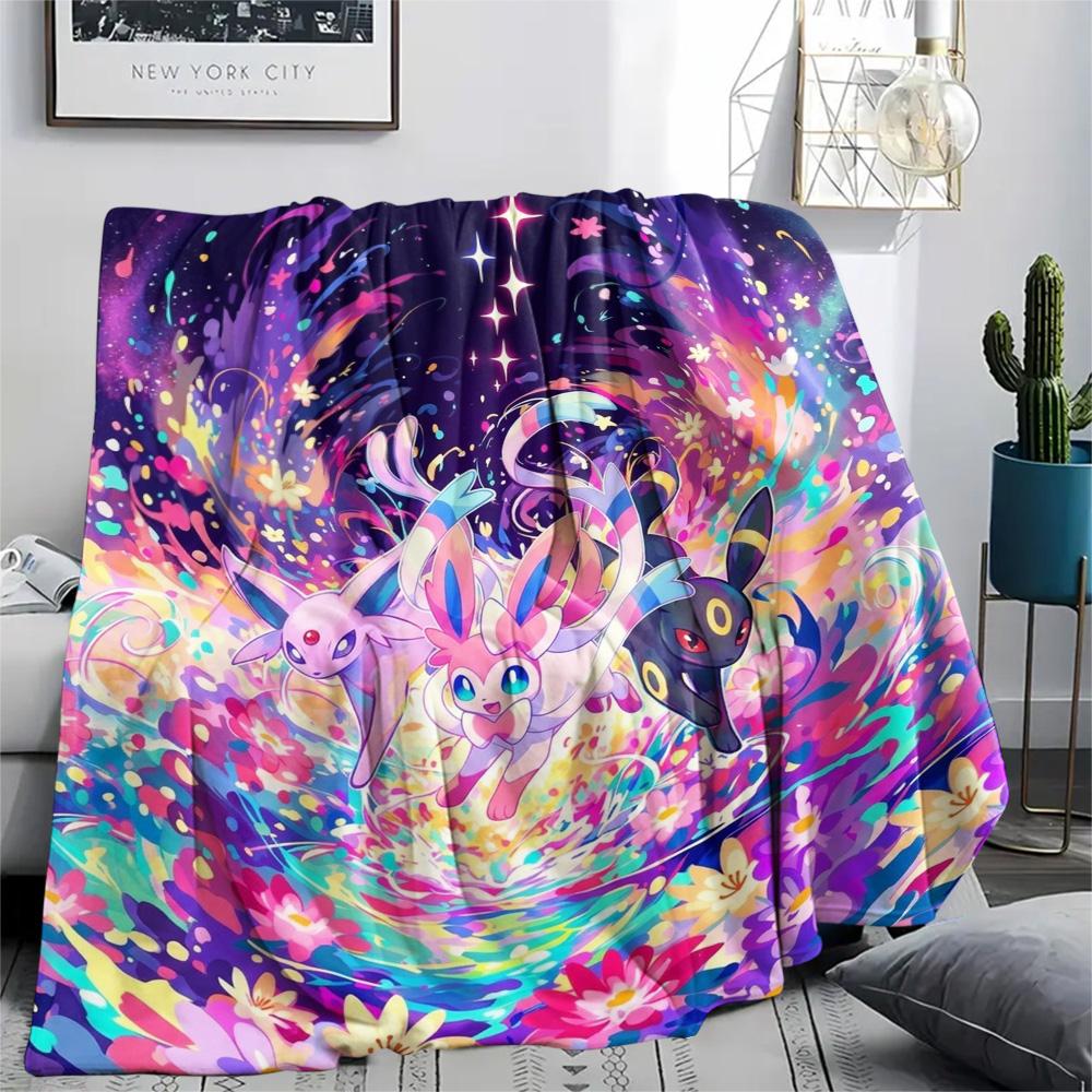 

Pokemon Print Flannel Blanket, Ultra Soft High Quality All Seasons Warm Throw, Home Decor Cozy Blanket, Perfect Christmas Gift 80cm x 120cm