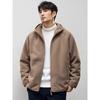 Berber Fleece Outerwear Men's Winter Fleece-lined Thickened Hooded cardigan Double-sided Polar Fleece Hoodie Foreign Trade Men's Clothing Jacket