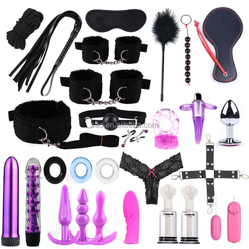SacKnove 25/28/34 Piece BDSM Set Juguetes Sexuales Erotic Furniture Adult Couples Game Sex Toys Bondage Gear