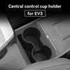 Central Control Beverage Holder Water Cup Holder for EV3 2024-2025 Cup Holders Auto Accessories Quick Installation