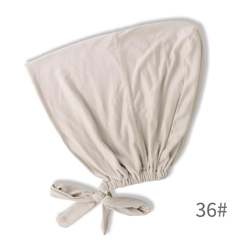 Premium Mercerized Cotton Adjustable Elastic Hair Cover Cap