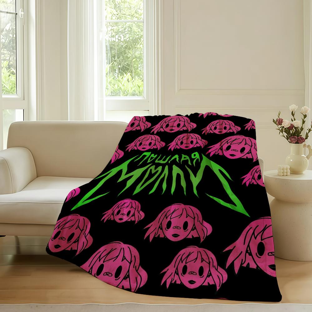 

P-Poshlaya Molly Band Music P Blanket For Sofa Office Bed Plane Travel Sleep Read Relax Camping Soft And Warm 30x40in