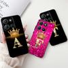 For Motorola Moto G15 Case MotoG15 Cover Luxury Crown Letters Soft Silicone Phone Case For Motorola Moto G75 5G G 75 G 15 Bumper
