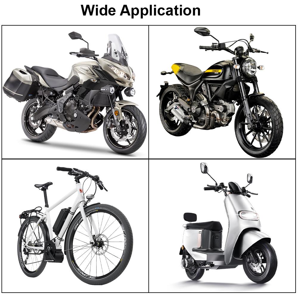 Handprotektoren, 2 Stück, für Motorrad-Scooter, Mountainbike, E-Bike, Lenkerenden, CNC-Motorrad-Handschützer, Fallschutz aus Aluminiumlegierung