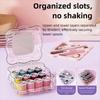 Portable Mini Sewing Box Set Partitioned Magnetic Needle Thread Box Home Sewing Box  Office