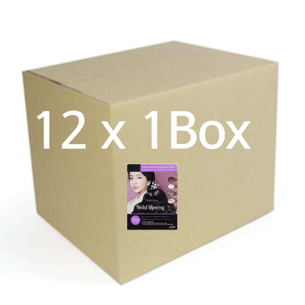 ColorSure Pouch Hair Dye Dark Brown 3-pack