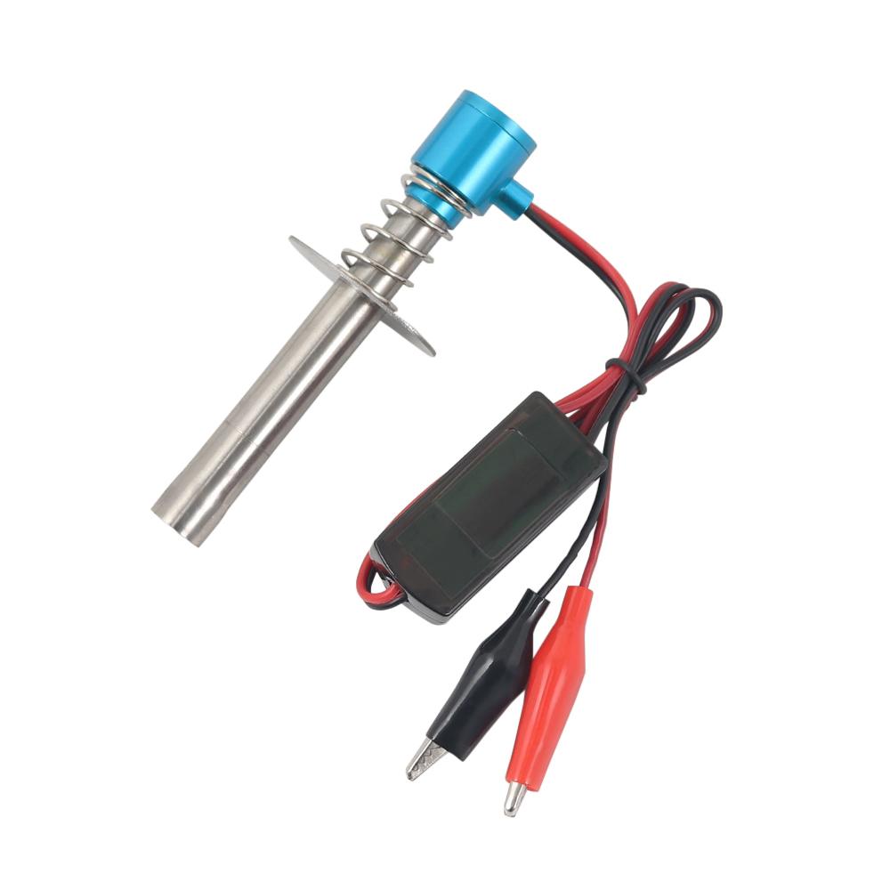Wide Voltage 6V-24V Glow Plug Starter, Quick Ignition Electronic Igniter for 1/8 1/10 HSP Nitro RC Car, Upgraded Lighter
