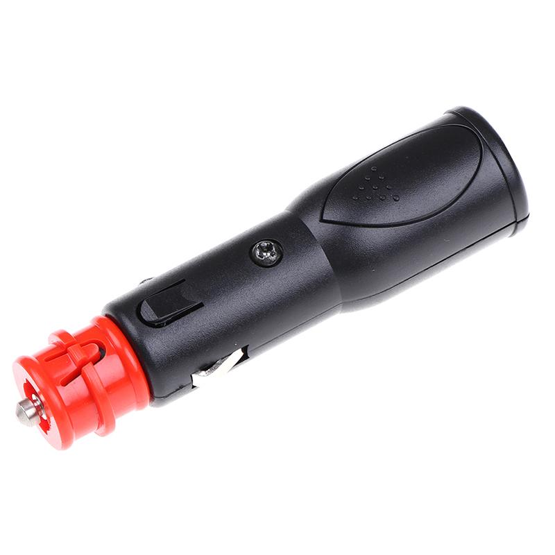 12V-24V 8A Male Car Lighter Socket Plug Connector With Red On/Off Switch