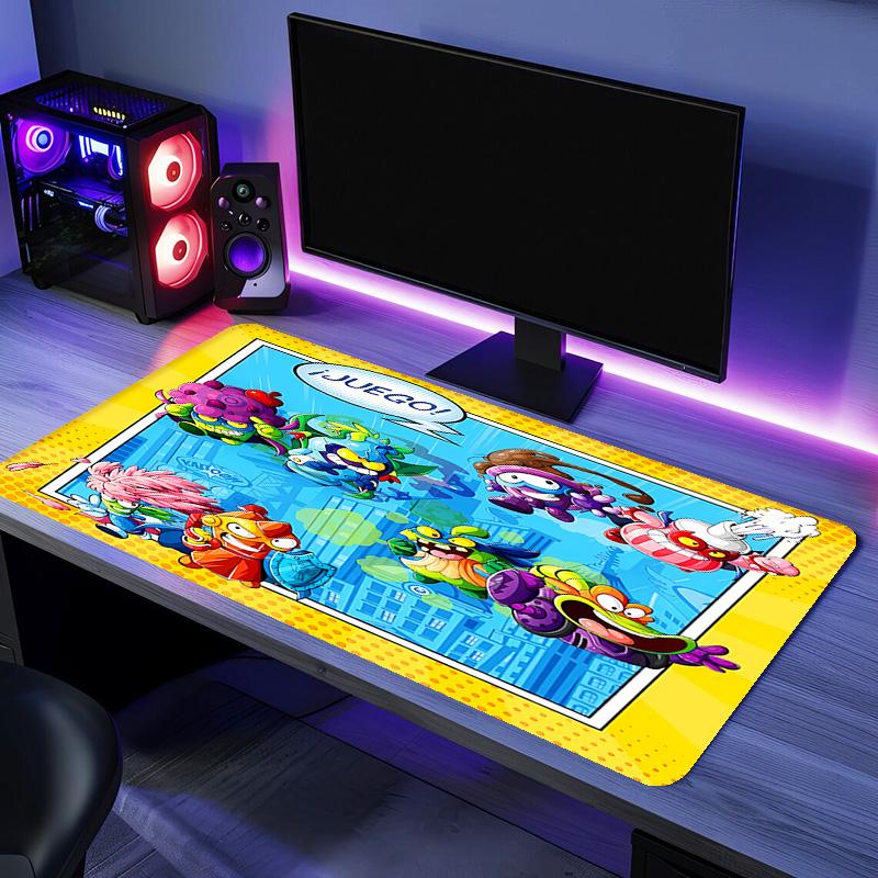 Superthings3 Mouse Pad - Non-Slip Rubber Base, Smooth Surface for Work,Gaming,Office,And Home Use, Desk Mouse Pad