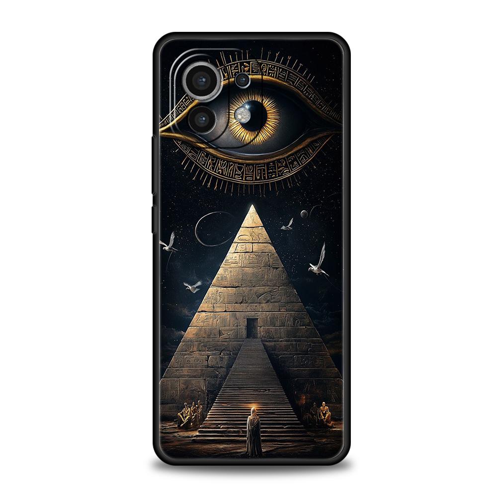 Egypt Egyptian God pyramid Phone Case For Xiaomi 15 14 13 12 Lite 14T 13T 12T Pro Poco X7 X6 X5 X4 X3 NFC F7 Ultra F6 Pro Cover