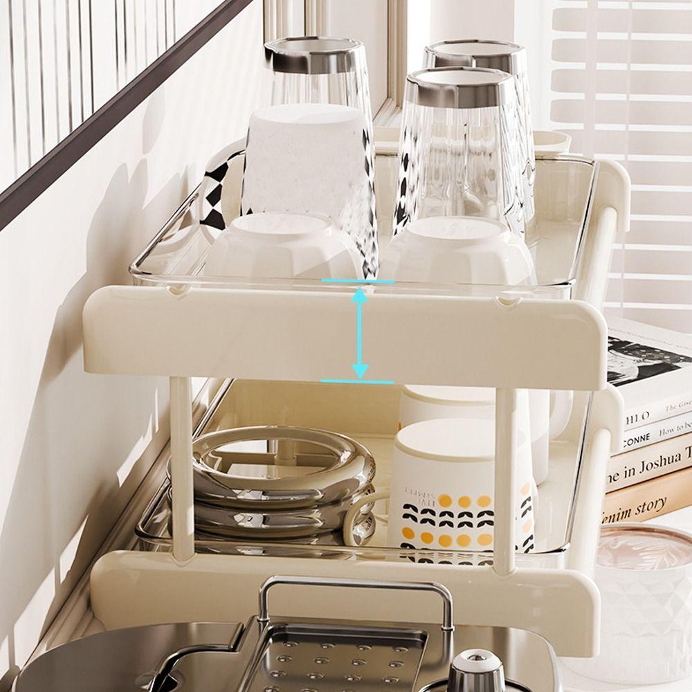 Large Capacity Storage Cup Holder Multifunctional Organizing Storage Rack  Household