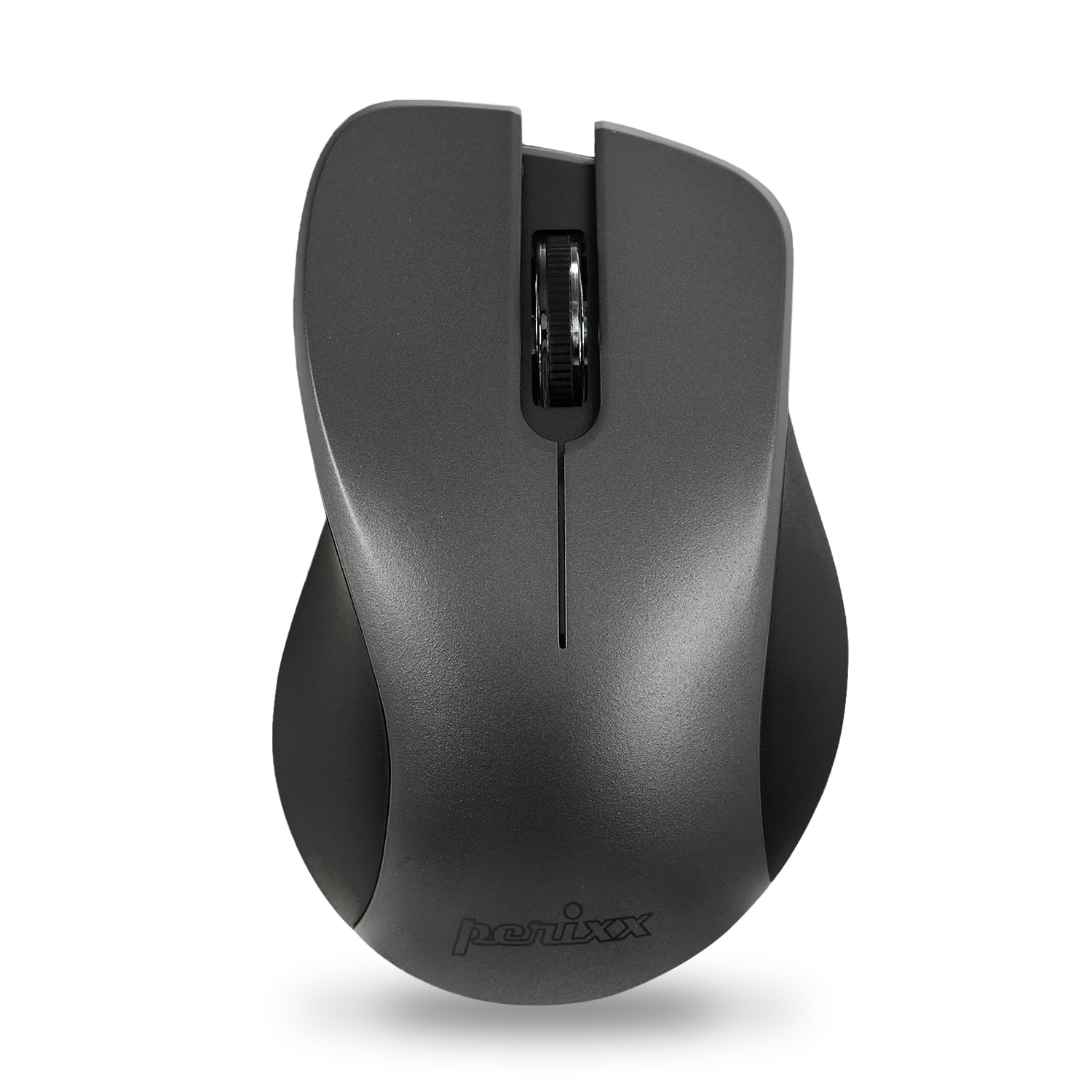 

Perixx PERIMICE-821IB Wireless Mouse, Bluetooth, Ergonomic Design, Iron Black
