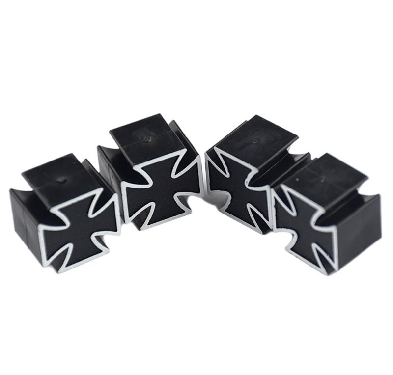 4pcs Car Wheel Tire Stem Air Caps Unique Style Tyre Air Valves Caps Dustproof Covers Replacement Tire Valves Stem Caps