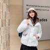 Hooded Fake Two Pieces Short Down Cotton-padded Jacket Women's Thickened Loose Warm Cotton-padded Jacket Student Jacket