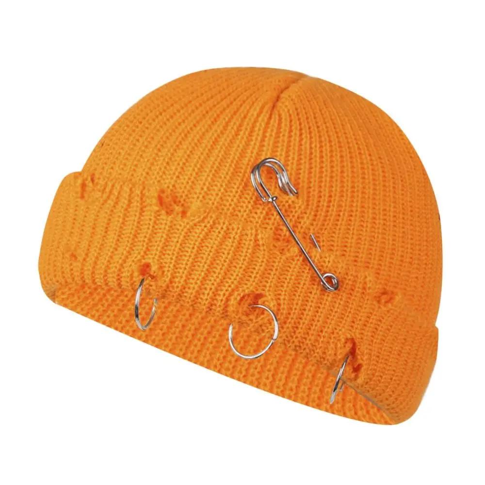 Fashion Winter Warm Knitted Cap Soft Solid Color Slouchy Bonnet Thick Casual Ski Hats For Men Women Apparel Accessories