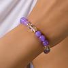 12 Constellation Crystal Beaded Bracelets for Women Men Natural Stone Handmade Cancer Virgo Leo Bangle Energy Friendship Jewelry