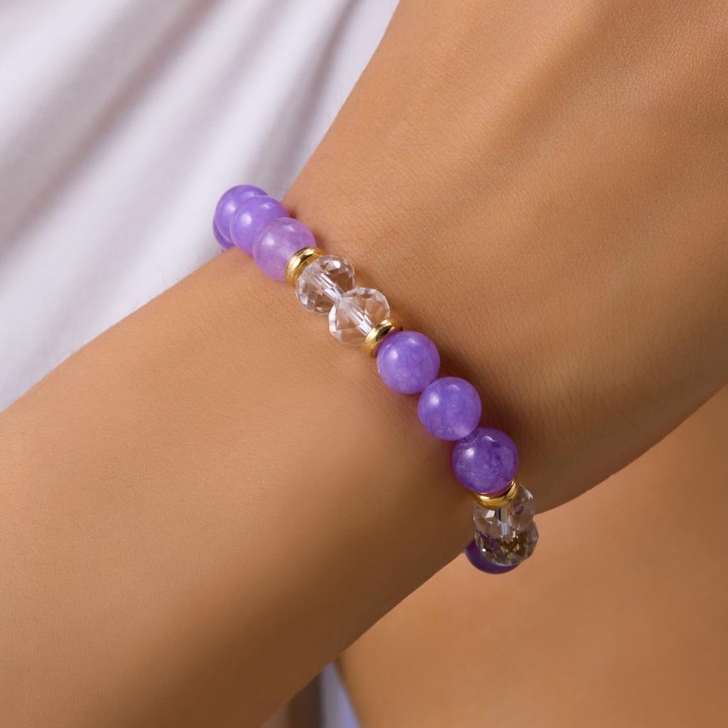 12 Constellation Crystal Beaded Bracelets for Women Men Natural Stone Handmade Cancer Virgo Leo Bangle Energy Friendship Jewelry