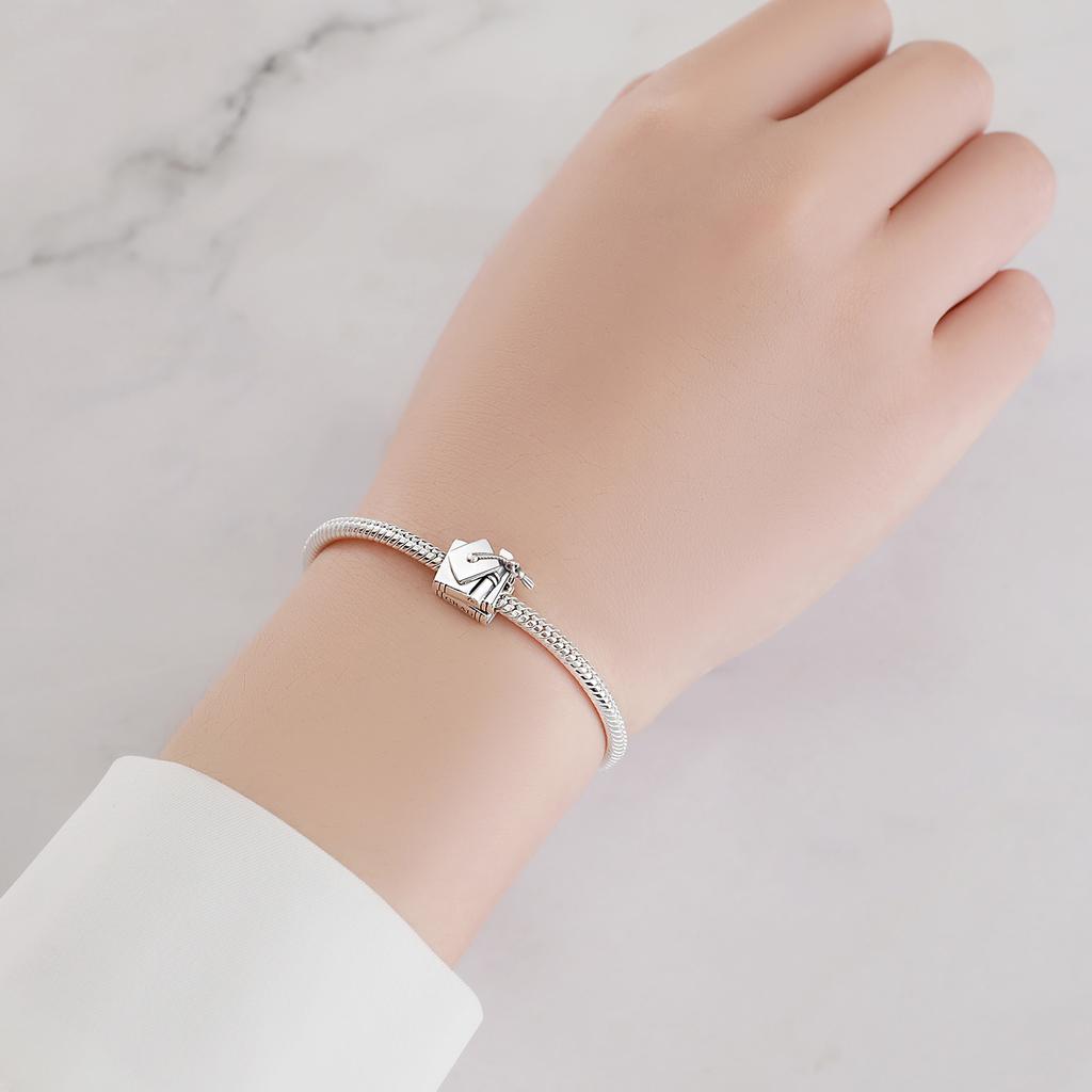 Bead Components Copper Metal Charm Bead Components Authentic Original Graduation Season Bead Components Compatible With Bracelet High Quality Fine