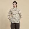 Floral Linen Blouse B6m3b403