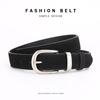 Veelzijdige Damesriem van Suède Leer met Gesp - High-End Licht Luxe Modeaccessoire voor Jeans