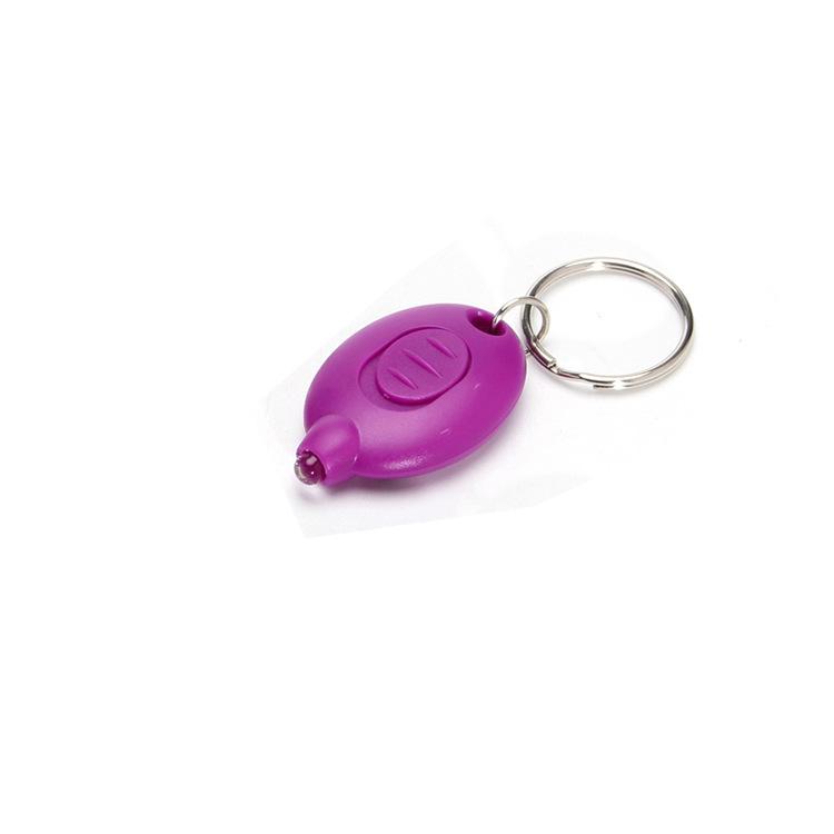 Purple & Blue LED Keychain Light Glasses Toy - Creative Promotional Gift
