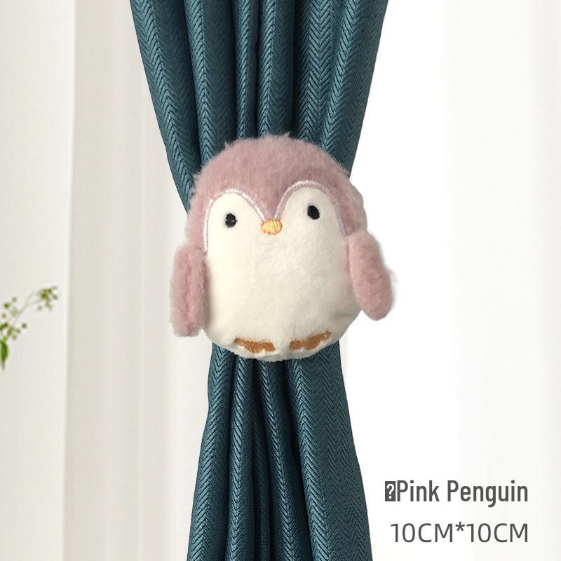 Kreskówkowe pluszowe podwiązki do zasłon do pokojów dziecięcych