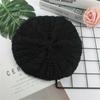Women Girl Warm Ribbed Elegant Beret Hat Knitted Cap Painter Hat French Artist Cap