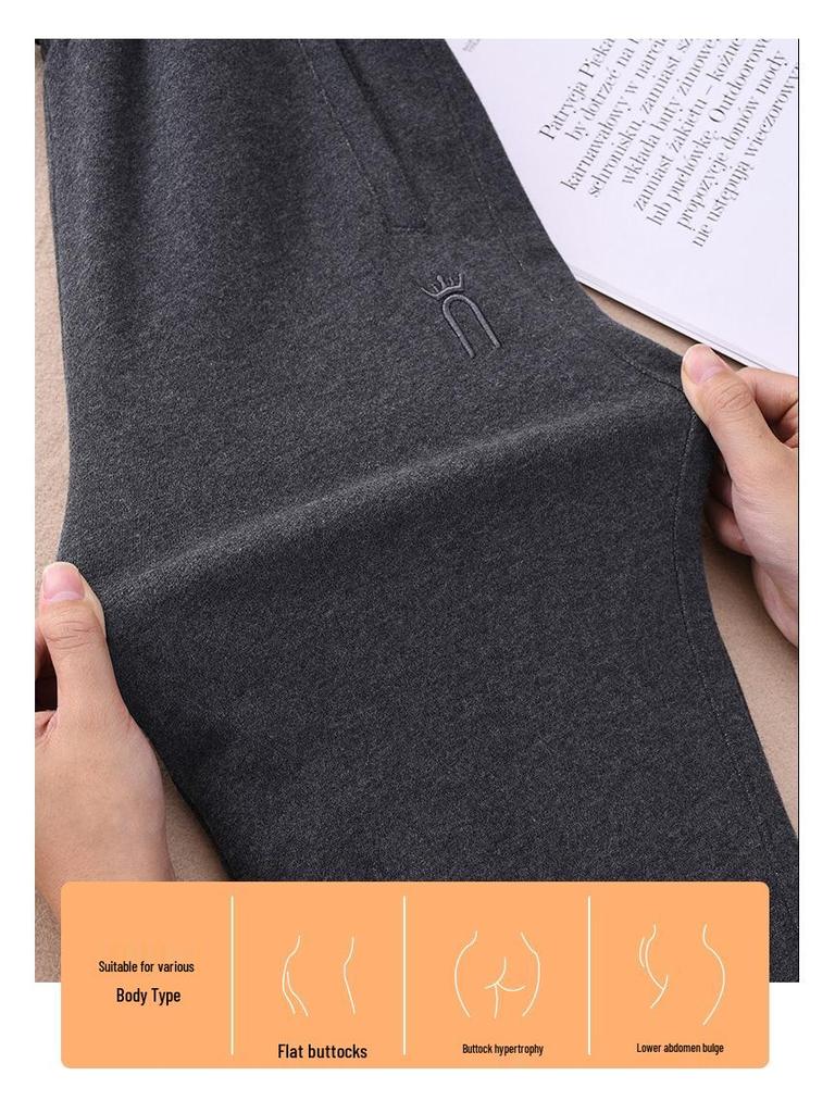 Women's Slim-Fit Lightweight Grey Sweatpants - 2025 Spring/Autumn Casual Trousers