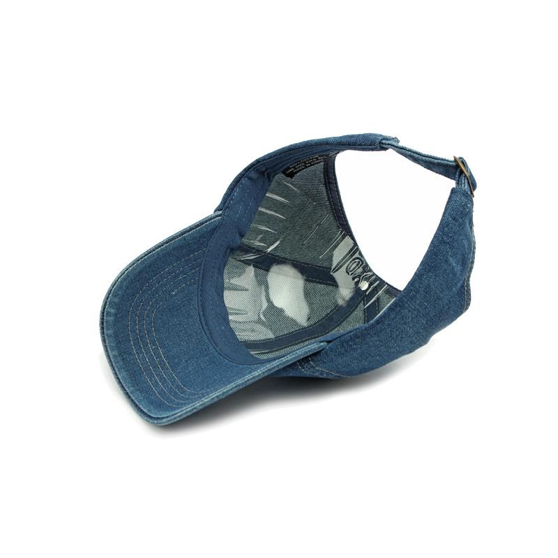 Spring Autumn Women's Sunscreen Hat Ponytail Panama Cap Denim Baseball Cap