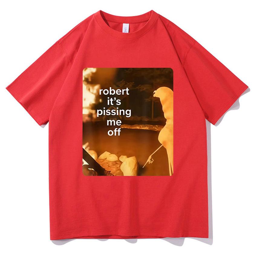 Harajuku Style Marcus The Worm Robert Meme Tshirt Men Women Pop Graphics Fashion Cotton Crewneck Oversized Short Sleeve Clothes