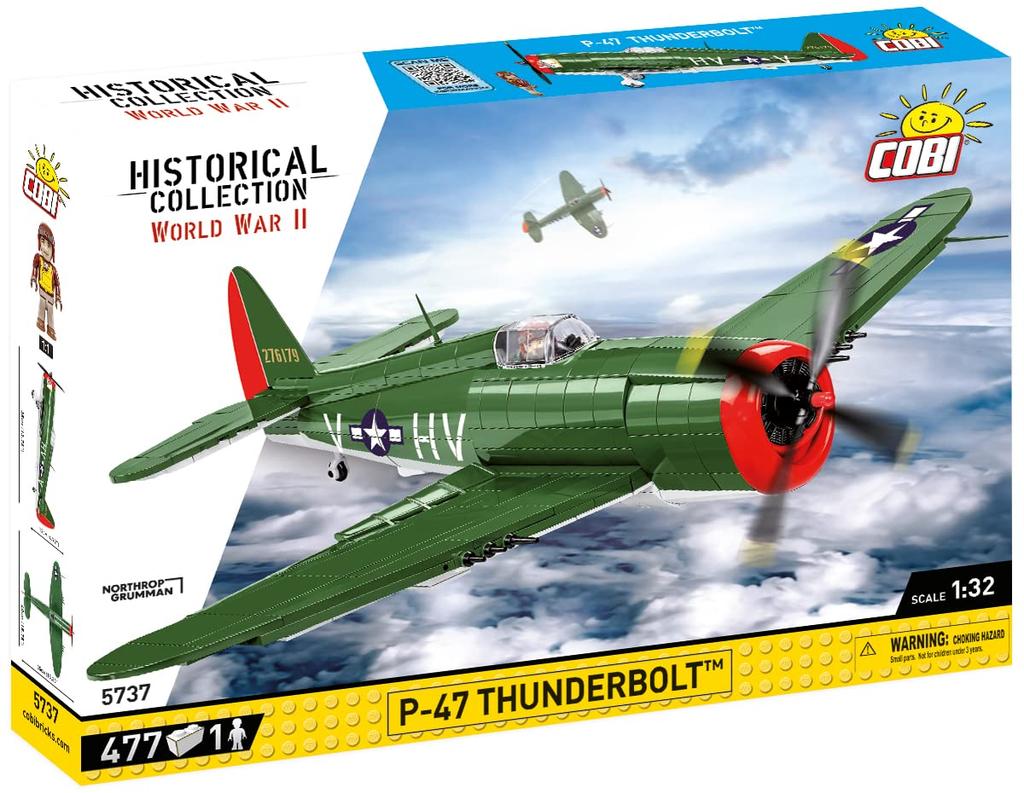 Historical Collection Thunderbolt scale 'Cobi #5737 P-47 (US Army) 1/32