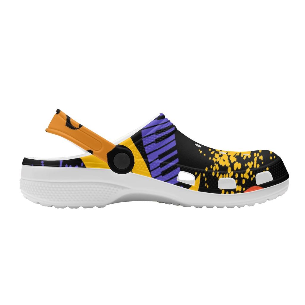 Colorful EVA Garden Shoes Women Men Printed Breathable Slip On Clogs Lightweight Beach Pool Bathroom Sandals Summer Daily Wear