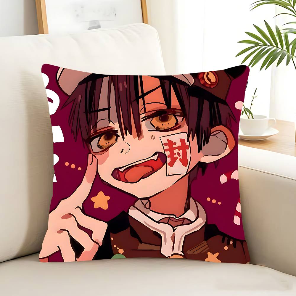 Toilet Bound Hanako Kun Pillow Case Removable Washable Cushion Cover – All-Season Soft Linen