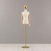 Korean Style Electroplated Female Torso Mannequin for Clothing Display