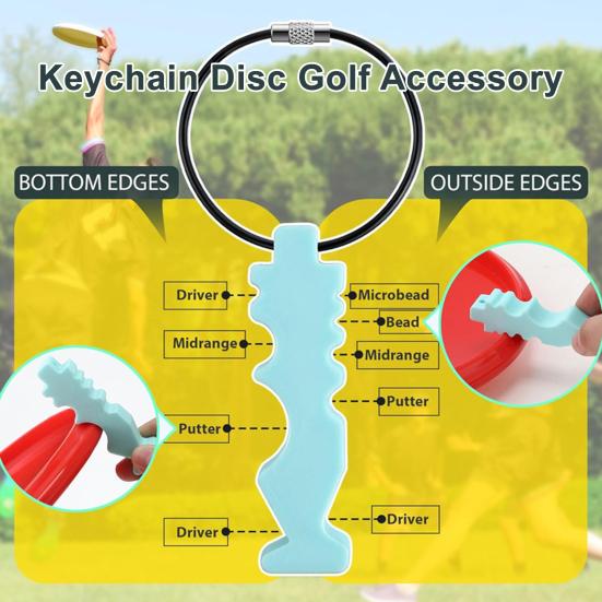 Repair Tool for Disc Golf 3D Printed Disc Golf Edge Maintenance Tool Sports Flying Disc Tool for Scratch Stains Repair Polishing