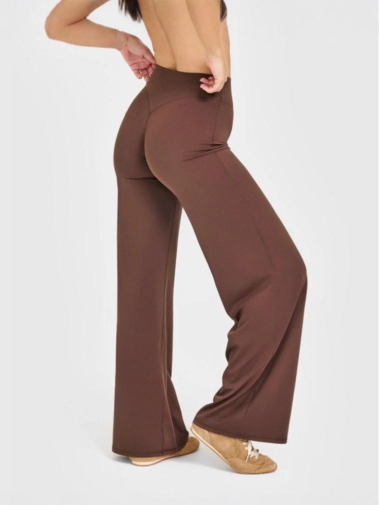 Women's Mid-Waist Super Soft Straight-Leg Yoga Pants